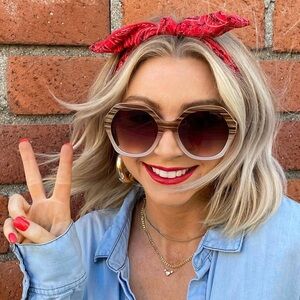 Velvet Eyewear Candice Octogon Sunglasses